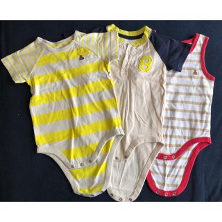 ベビーギャップ(babyGAP)のbabygap ロンパース 3点まとめ売り セット(ロンパース)