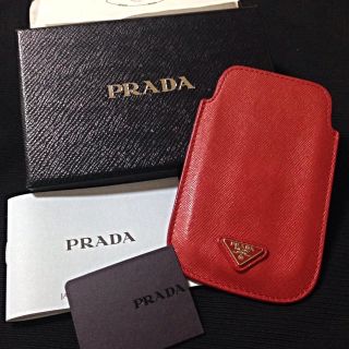 プラダ(PRADA)のプラダ♡レザースマホケース(その他)