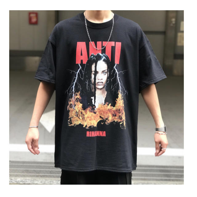 Rihanna bootleg rap tee メンズのトップス(Tシャツ/カットソー(半袖/袖なし))の商品写真