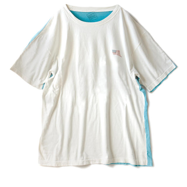 KAPITAL(キャピタル)のKapital kountry 天竺　2TONE BIG T（BONE） メンズのトップス(Tシャツ/カットソー(半袖/袖なし))の商品写真