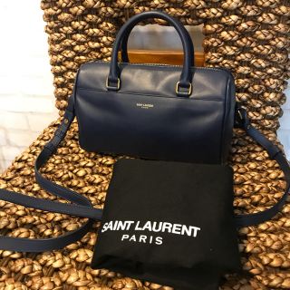 綺麗め????SAINT LAURENT PARISバイカラーダッフル2wayバッグ