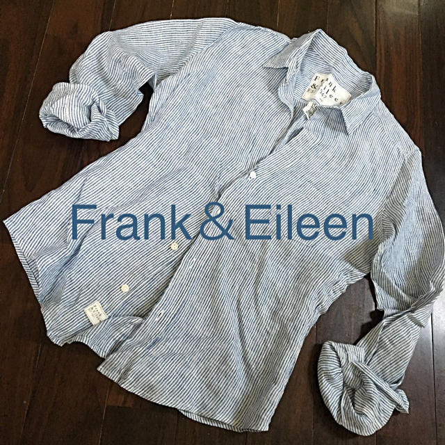 Frank&Eileen(フランクアンドアイリーン)のFrank＆Eileen リネンシャツ 美品 XS レディースのトップス(シャツ/ブラウス(長袖/七分))の商品写真