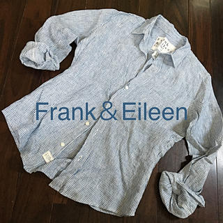 フランクアンドアイリーン(Frank&Eileen)のFrank＆Eileen リネンシャツ 美品 XS(シャツ/ブラウス(長袖/七分))