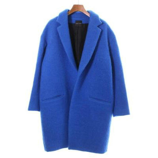 美品 ヨーコチャンYOKO CHAN のコート ブルー