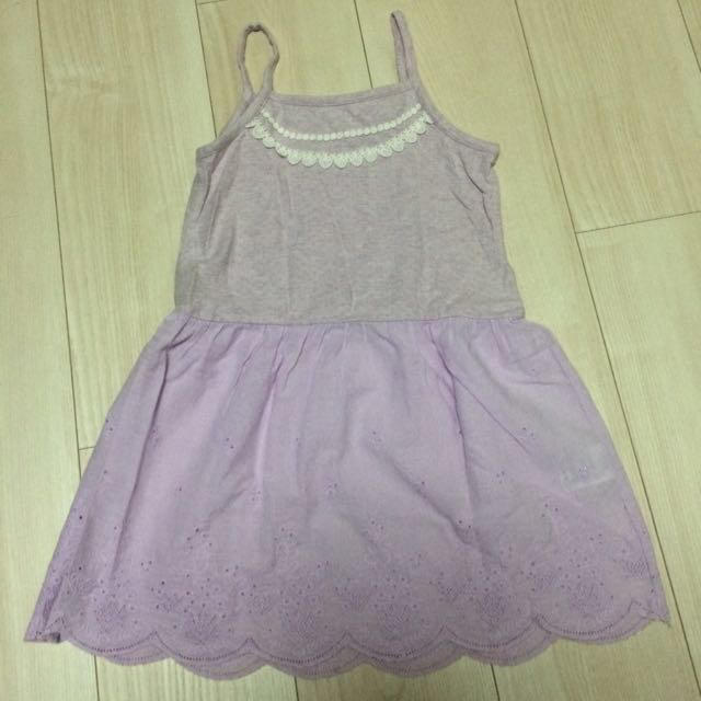 F.O.KIDS(エフオーキッズ)のチュニックワンピ 100 キッズ/ベビー/マタニティのキッズ服女の子用(90cm~)(ワンピース)の商品写真