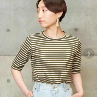 ドットアンドストライプスチャイルドウーマン(Dot&Stripes CHILDWOMAN)のDot&Stripes childwoman ボーダーカットソー(カットソー(半袖/袖なし))