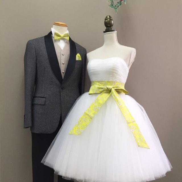 【LIBERTY】サッシュベルト 蝶ネクタイ チーフ 結婚式 フォト 披露宴