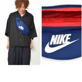 ナイキ(NIKE)のNIKE ナイキ ヒップバッグ ヘリテージ ブルー(ウエストポーチ)