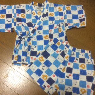 ミキハウス(mikihouse)の美品 ホットビ 80 甚平(甚平/浴衣)