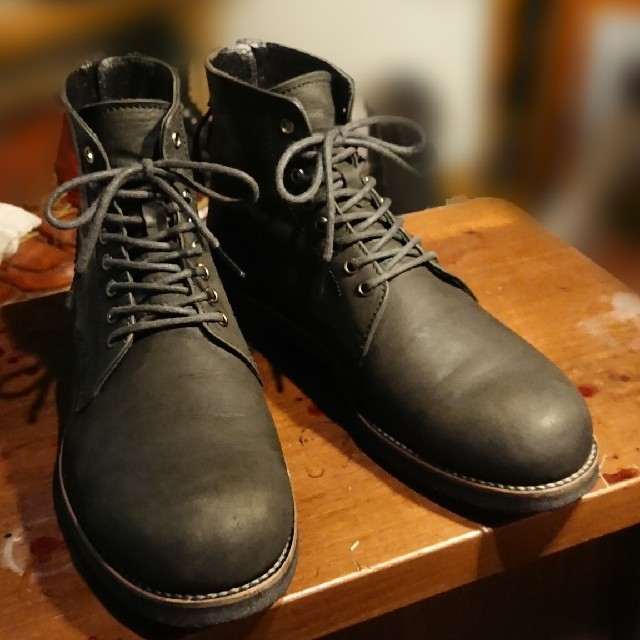 PADRONE パドローネ ヌバック バックジップ サイズ41(26～27cm)ブーツ
