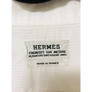 エルメス(Hermes)のHERMESのオーダーワイシャツ♪(シャツ)