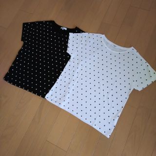 ナチュラルビューティーベーシック(NATURAL BEAUTY BASIC)のナチュラルビューティーベーシック  ドットＴシャツ 2枚セット(Tシャツ(半袖/袖なし))