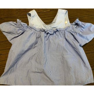 ザラキッズ(ZARA KIDS)のZARA kids girl 肩出し トップス 140(Tシャツ/カットソー)