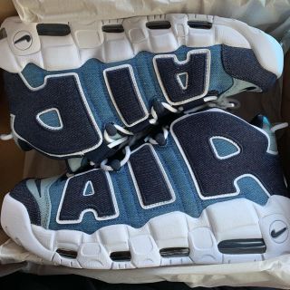 ナイキ(NIKE)のAIR MORE UPTEMPO DENIM モアテン デニム 26.5(スニーカー)