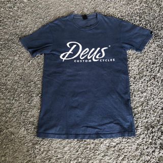 デウスエクスマキナ(Deus ex Machina)のデウスエクスマキナ 紺Tシャツ Sサイズ美品(Tシャツ/カットソー(半袖/袖なし))