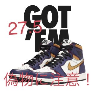 ナイキ(NIKE)のAIR JORDAN 1 Lakers Chicago(スニーカー)