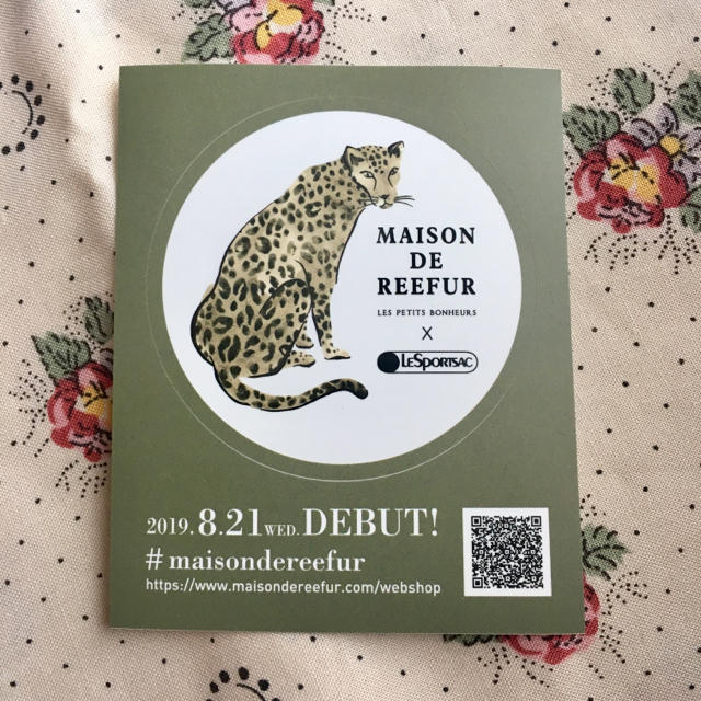 Maison de Reefur(メゾンドリーファー)のメゾンドリーファー レスポートサックコラボ ステッカー レディースのファッション小物(その他)の商品写真