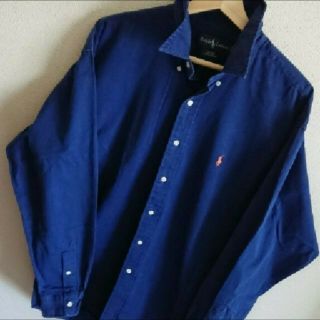 ポロラルフローレン(POLO RALPH LAUREN)の激カワ ラルフローレン ボタンシャツ ビックシルエット シャツワンピ  90’s(シャツ)