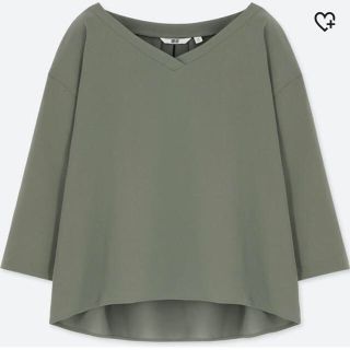 ユニクロ(UNIQLO)のユニクロ ドレープブラウス(シャツ/ブラウス(長袖/七分))