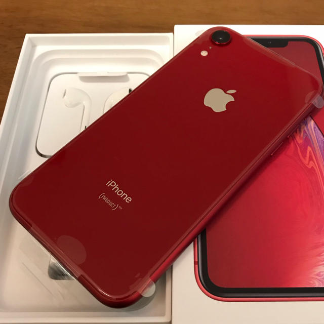 柔らかな質感の iPhone Apple XR SIMフリー RED GB 64 スマートフォン本体 - www.grublab.io