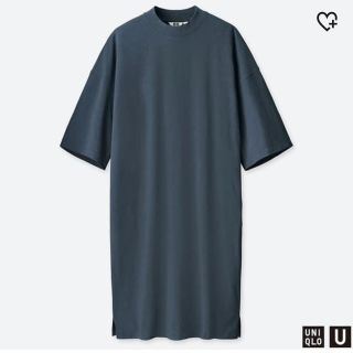 ユニクロ(UNIQLO)のUNIQLO オーバーサイズT(ロングワンピース/マキシワンピース)