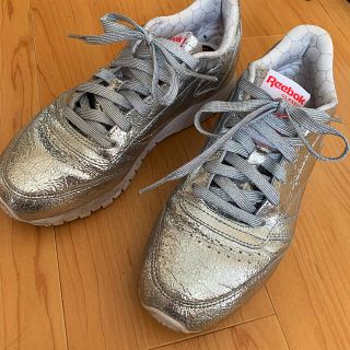 Reebok リーボック ホットドッグ シルバー 銀 メタリック スニーカー (スニーカー)