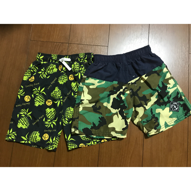 ハーフパンツ&水着セット キッズ/ベビー/マタニティのキッズ服男の子用(90cm~)(パンツ/スパッツ)の商品写真