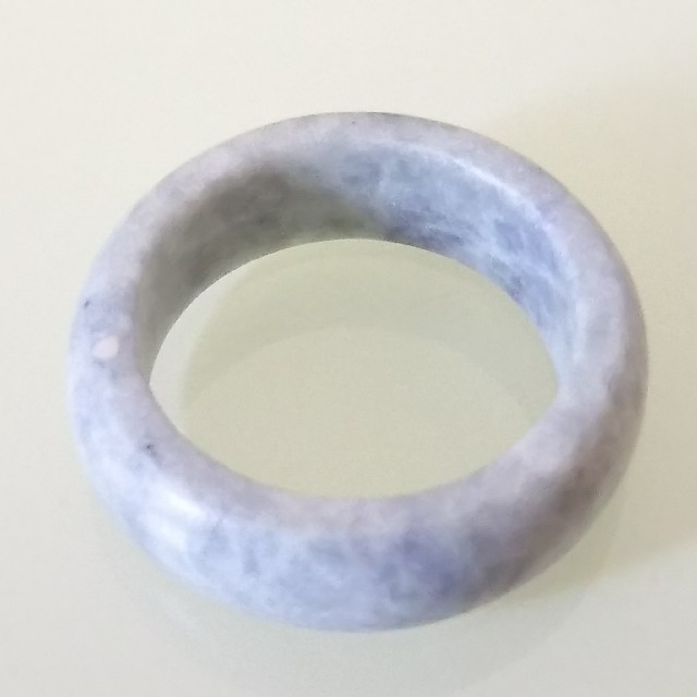 No.0263 硬玉翡翠の指輪 ◆ 糸魚川 青海産 ラベンダー ◆ 天然石 レディースのアクセサリー(リング(指輪))の商品写真