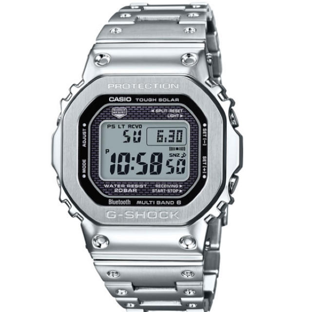 G-SHOCK(ジーショック)の国内正規品 G-SHOCK シルバー GMW-B5000D-1JF メンズの時計(腕時計(デジタル))の商品写真