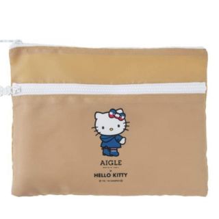 エーグル(AIGLE)のLEE 2019年9月HelloKitty×LEE×AIGLEダブルジップポーチ(ファッション)