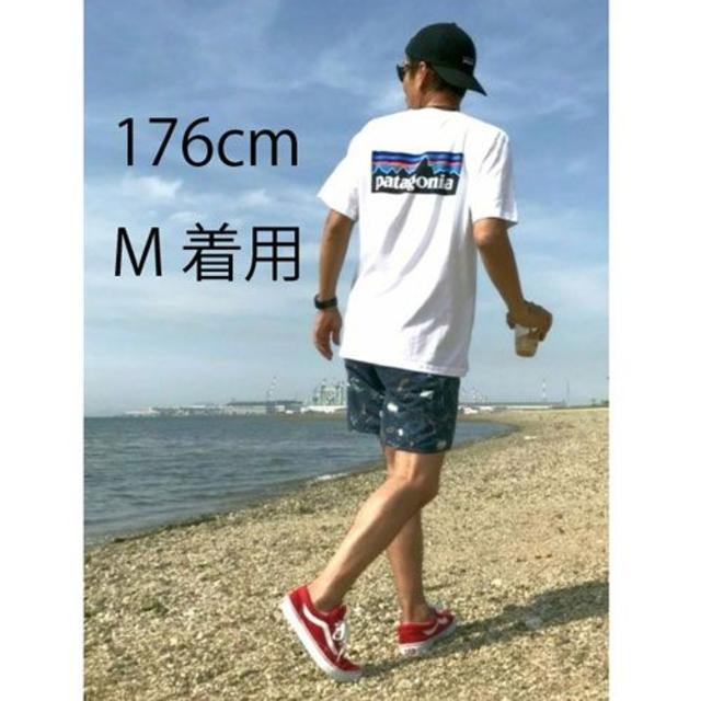 新品 速達 即日発送 M パタゴニア P6 ロゴ Tシャツ 白 ホワイト