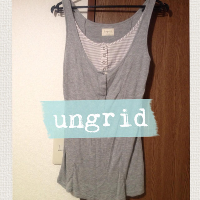 Ungrid(アングリッド)のungrid☆ダブルボーダーヘンリー レディースのトップス(タンクトップ)の商品写真