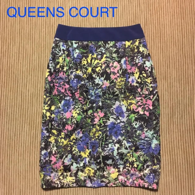 QUEENS COURT(クイーンズコート)の新同 クイーンズコート レースタイトスカート レディースのスカート(ひざ丈スカート)の商品写真