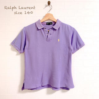 ラルフローレン(Ralph Lauren)の【Ralph Laurent】キッズポロシャツ 140 パープル (Tシャツ/カットソー)