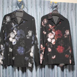 lad musician 19ss 花柄 青薔薇 パジャマシャツ eva.gov.co