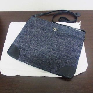 プラダ(PRADA)のプラダ デニムショルダーバッグ(VS0181)PRADA(ショルダーバッグ)