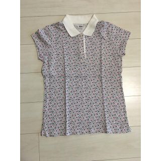 ユニクロ(UNIQLO)のUNIQLO 花柄ポロシャツ❤️美品❤️(ポロシャツ)