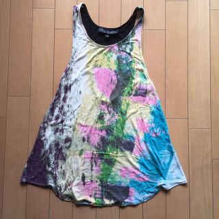 トップショップ(TOPSHOP)のタイダイ柄トップス(タンクトップ)