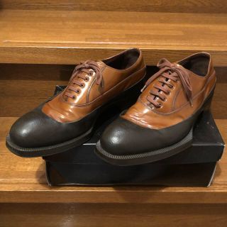 プラダ(PRADA)のPRADA プラダ 12AW ラバーソール バイカラー シューズ(ドレス/ビジネス)