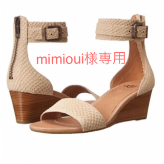 アグ(UGG)のUGG W CHAR MAR ウェッジ アンクルサンダル (サンダル)