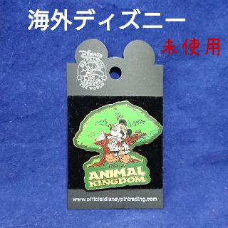 ディズニー(Disney)のWDW アニマルキングダム ピンバッチ ミッキー 未使用 美品 新品 海外(キャラクターグッズ)