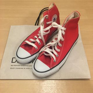 コンバース(CONVERSE)のコンバース オールスター 赤 ハイカット 23.0cm(スニーカー)