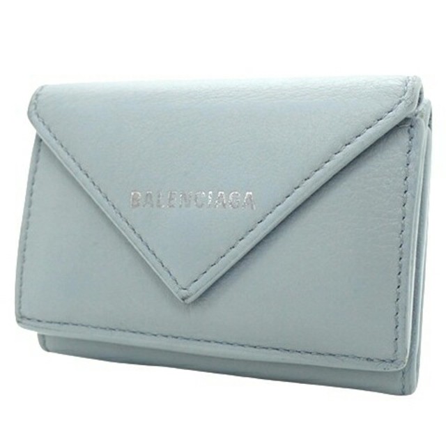 Balenciaga - BALENCIAGA ミニ ウォレット コンパクト財布 ペールブルー 水色の通販 by ヨシオ-supreme's shop|バレンシアガならラクマ