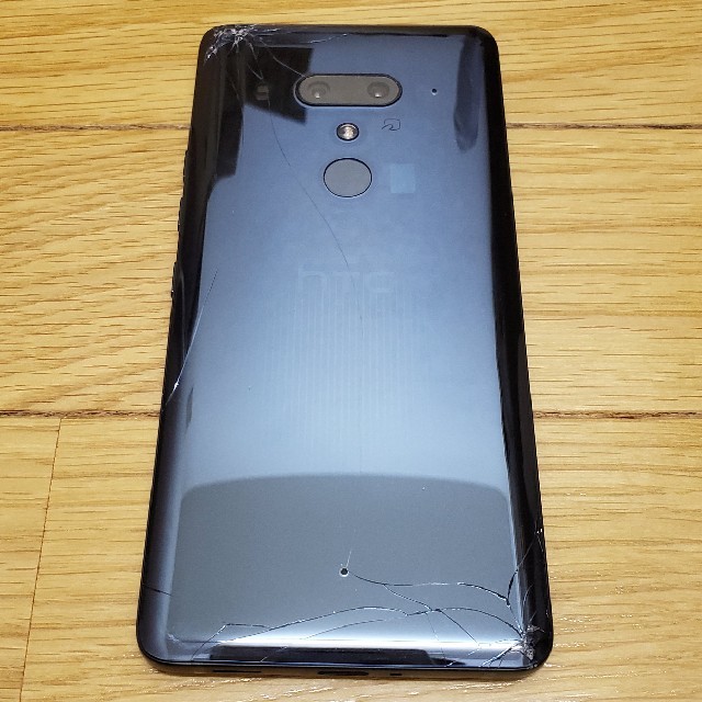 （ジャンク品）HTC U12+ SIMフリー トランスルーセントブル 1