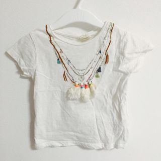 ザラキッズ(ZARA KIDS)のフリンジトップス(Tシャツ/カットソー)