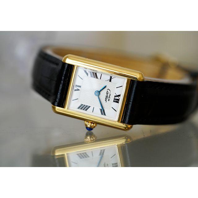 Cartier - 美品 カルティエ マスト タンク ホワイト ローマン SM Cartier