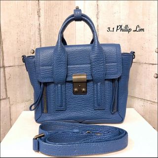 スリーワンフィリップリム(3.1 Phillip Lim)の美品 3.1 Phillip Lim ミニ パシュリ サッチェルバッグ 人気(ショルダーバッグ)