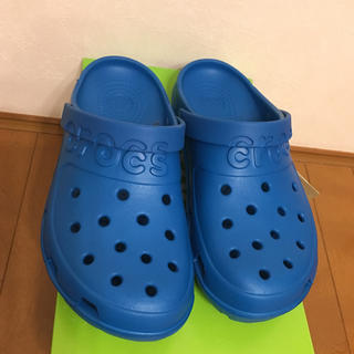 クロックス(crocs)のクロックス ブルー 26センチ(サンダル)