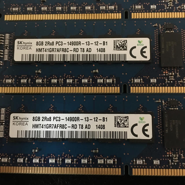 Hynix 8GB x4マイセット 2