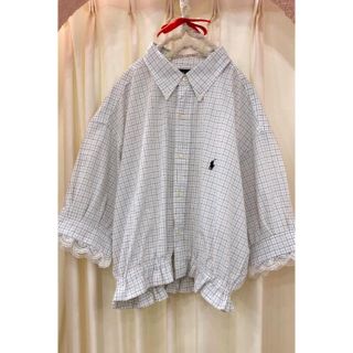 ラルフローレン(Ralph Lauren)の【最終値下げ!】amatunal  ラルフローレンリメイクシャツ(シャツ/ブラウス(長袖/七分))